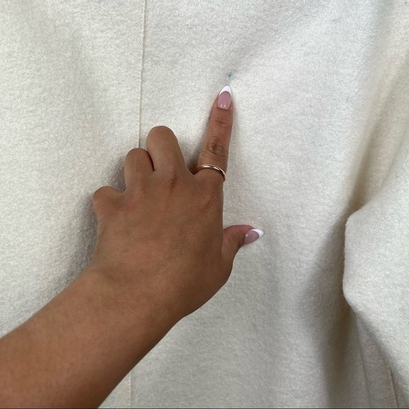 ❤️ Kuna One Button Alpaca Wool Wrap Coat - Picture 9 of 11